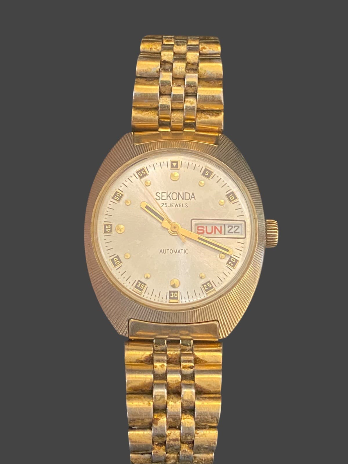 Vintage SEKONDA SLAVA 25 Jewels Mechanical Automatic Watch Working